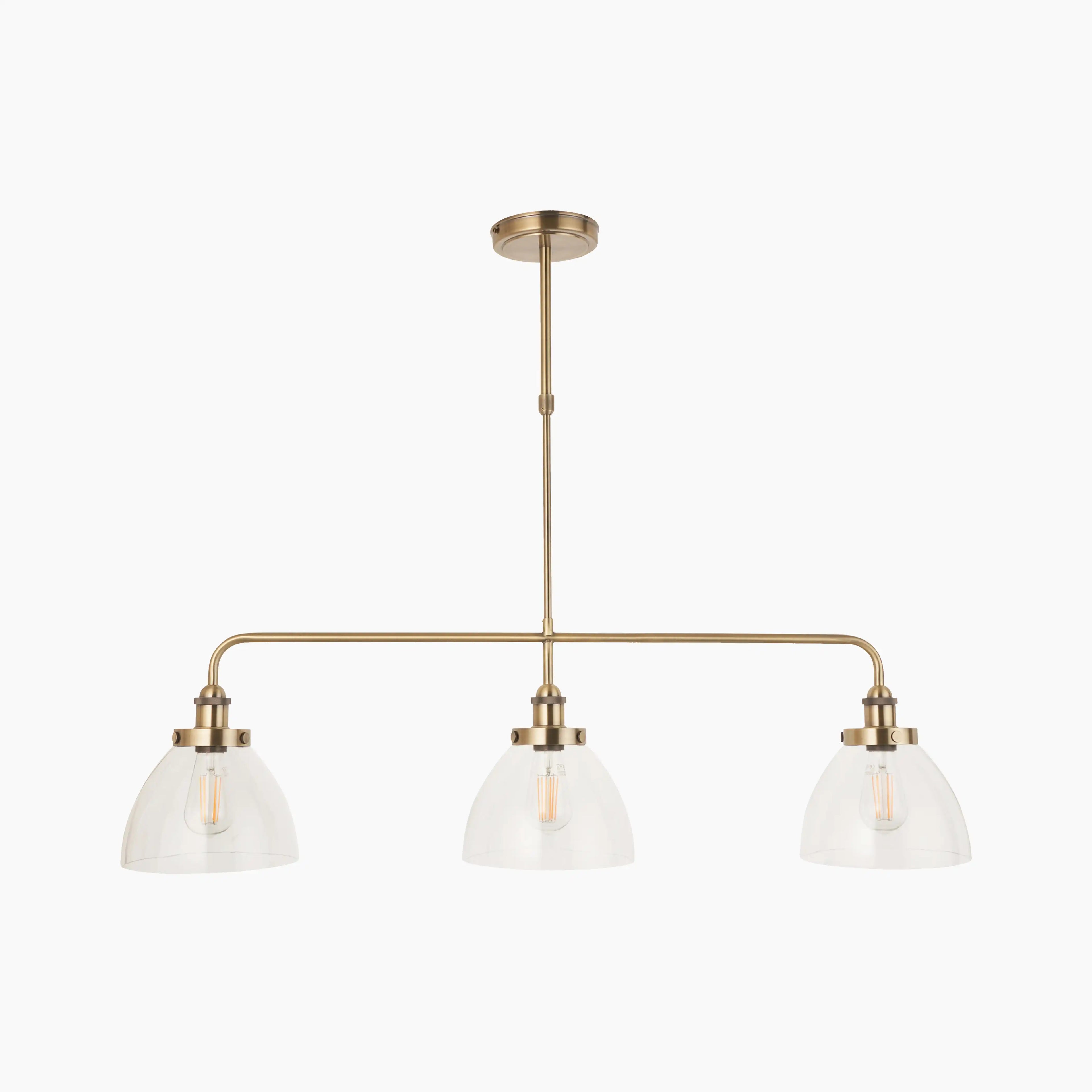 Hansen 3 Light Pendant Light | Brass