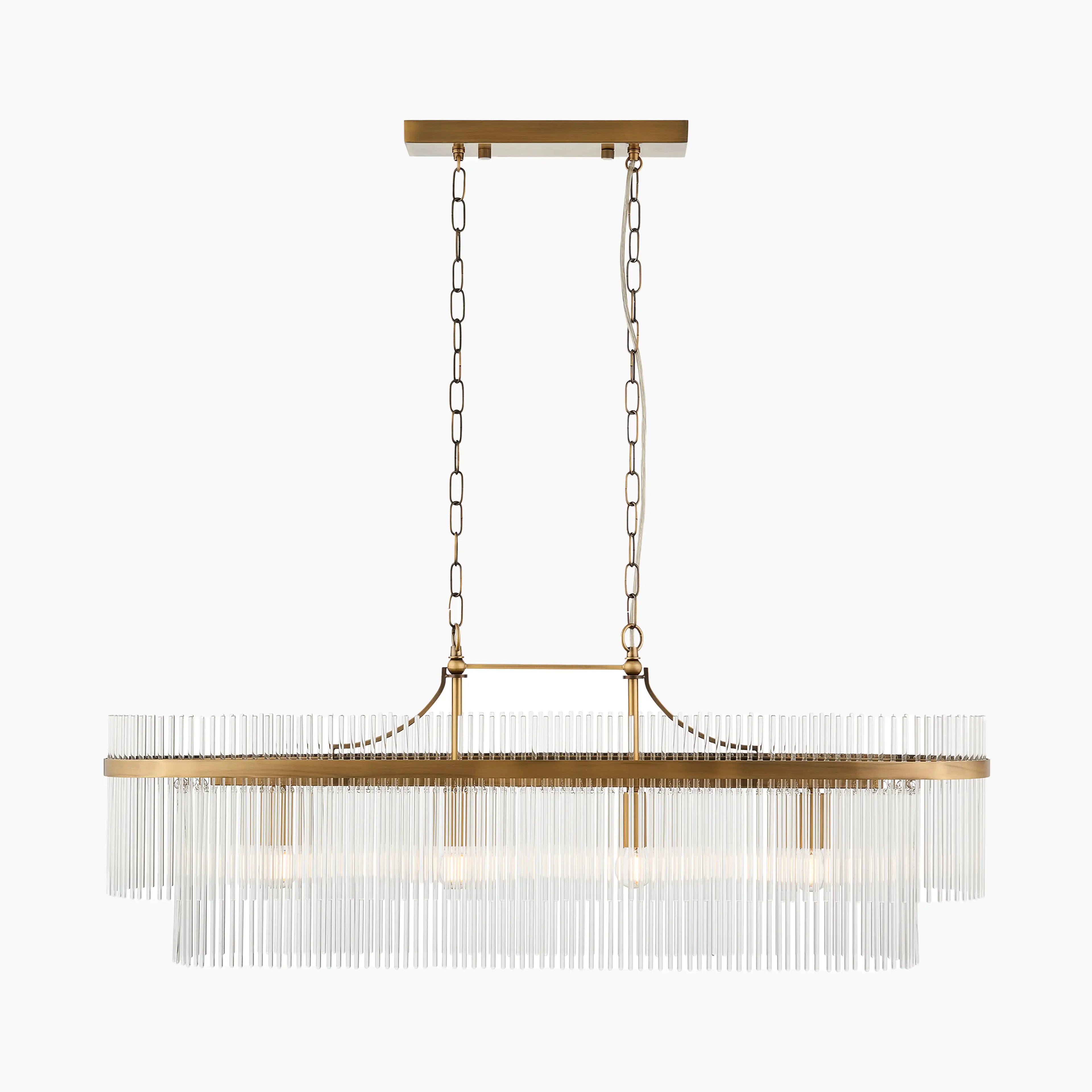 Marietta 4 Light Pendant Light | Brass