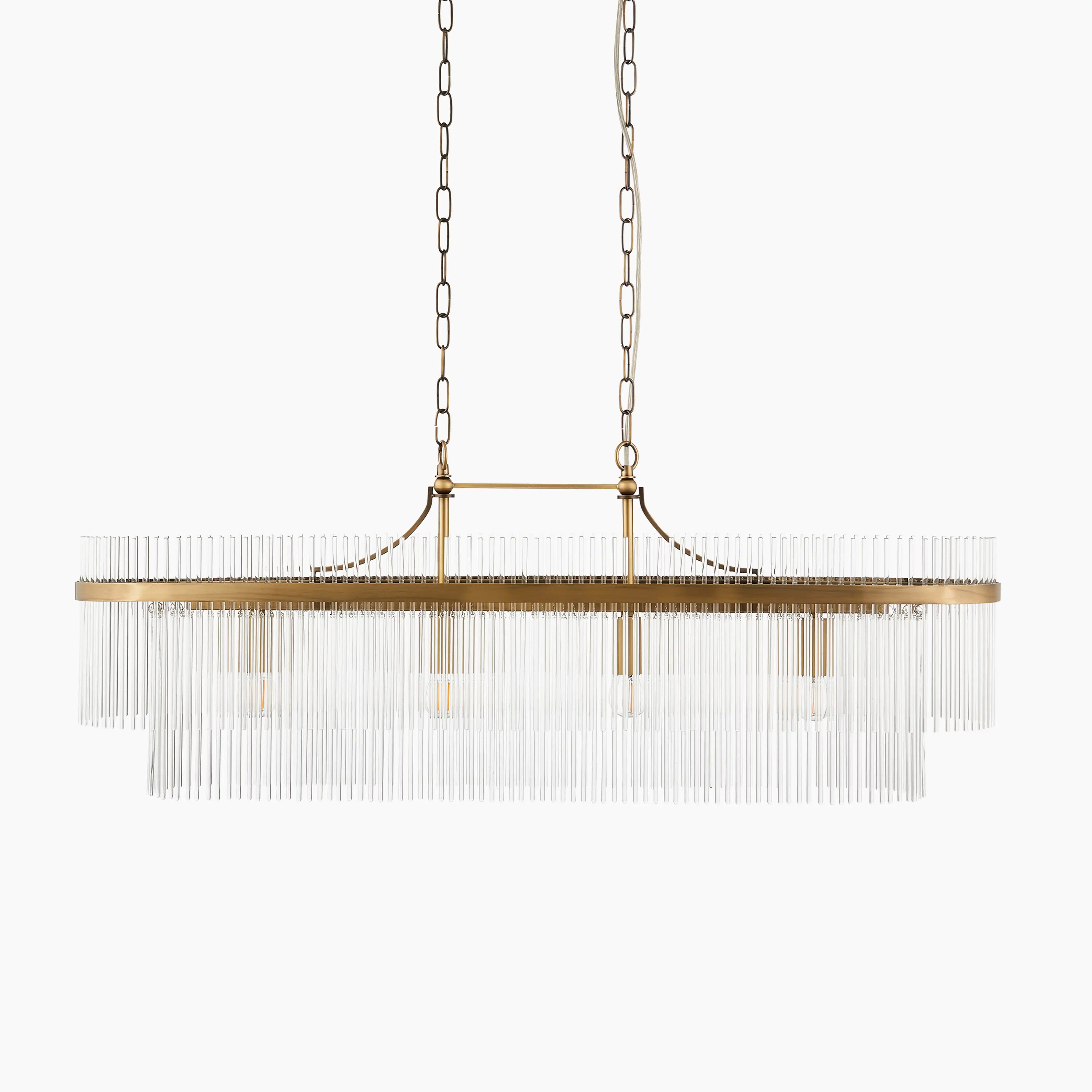 Marietta 4 Light Pendant Light | Brass