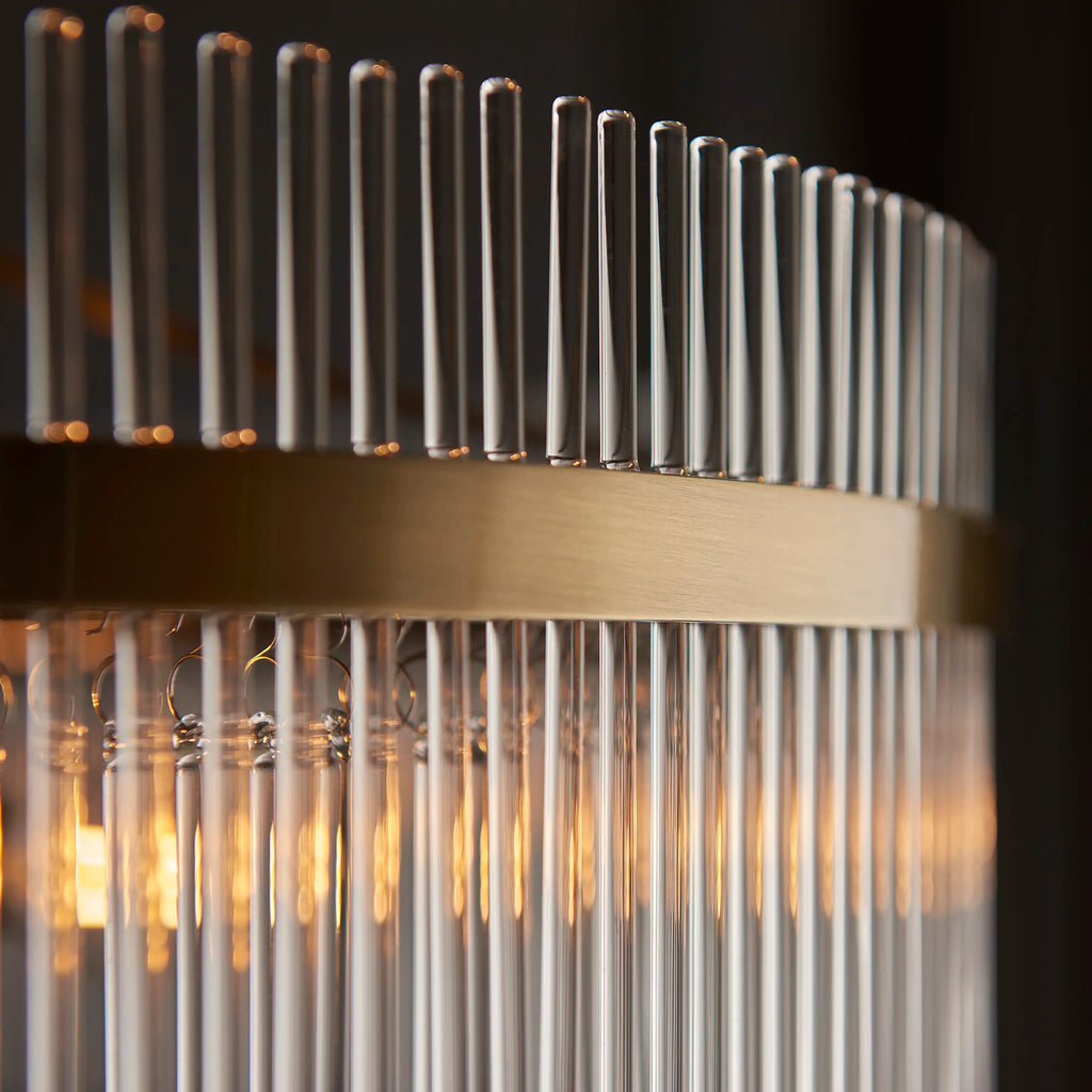 Marietta 7 Light Pendant Light | Brass