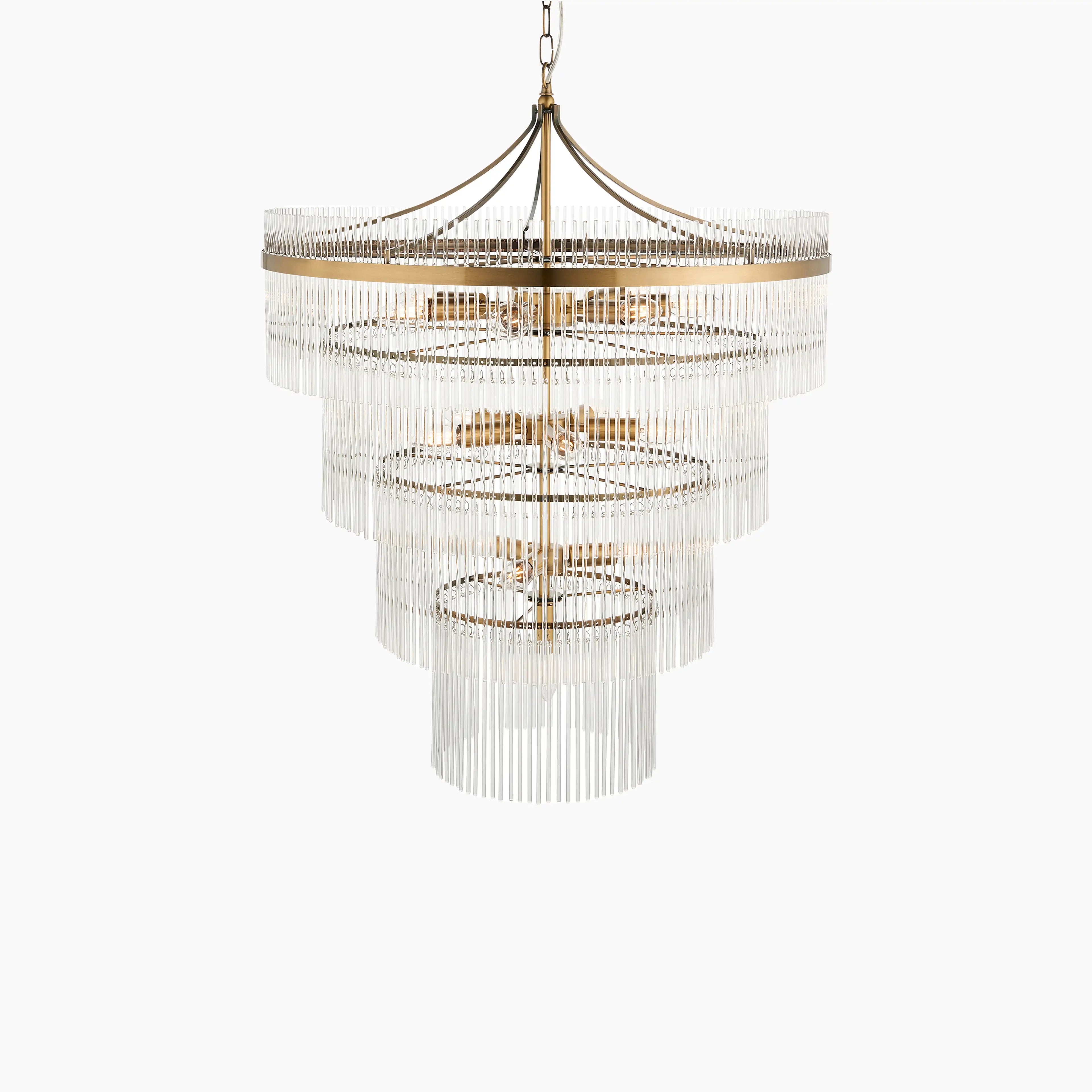 Marietta 16 Light Pendant Light | Brass