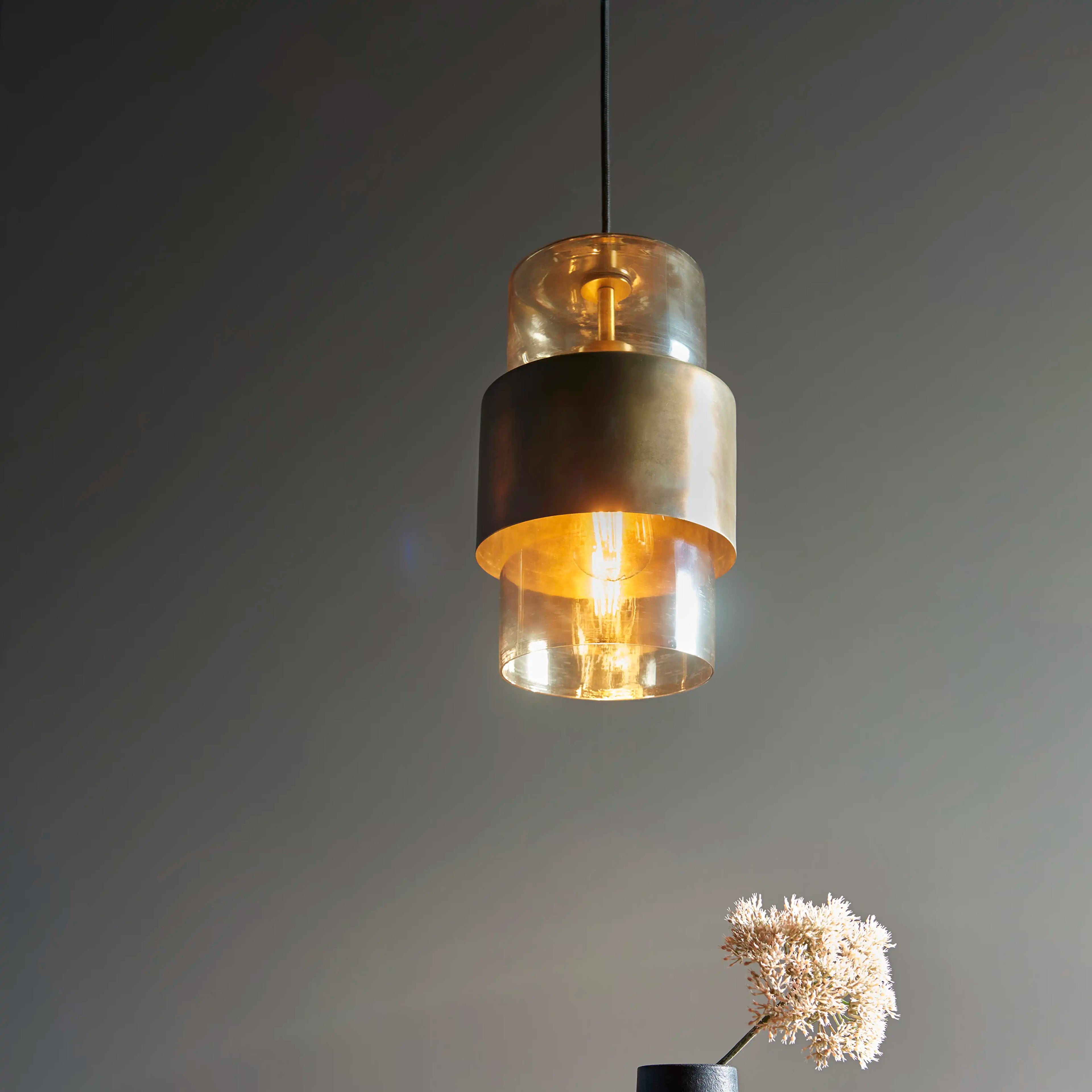 Marley Pendant Light | Antique Brass
