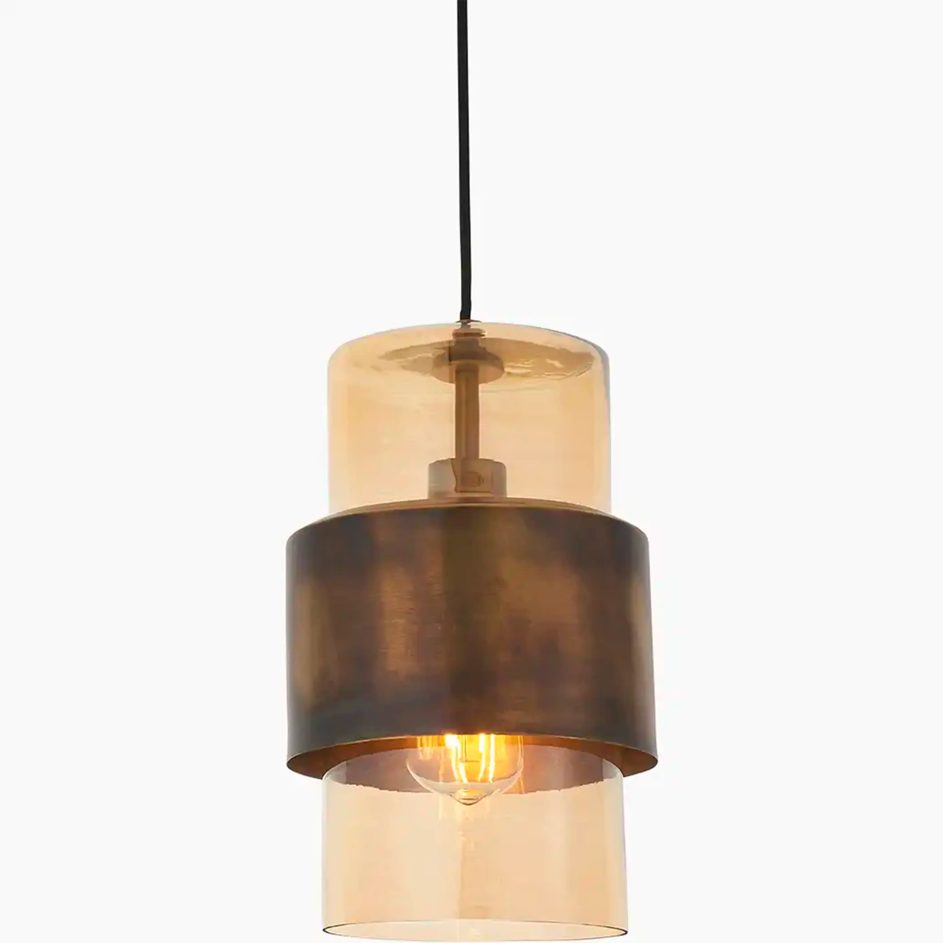 Marley Pendant Light | Antique Brass