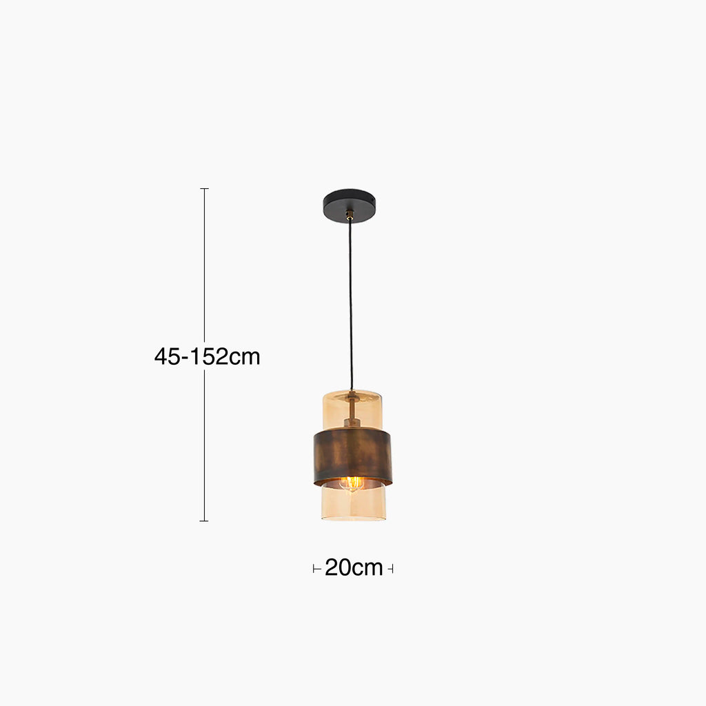 Marley Pendant Light | Antique Brass