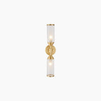 Aster 2 Light Wall Light | Brass