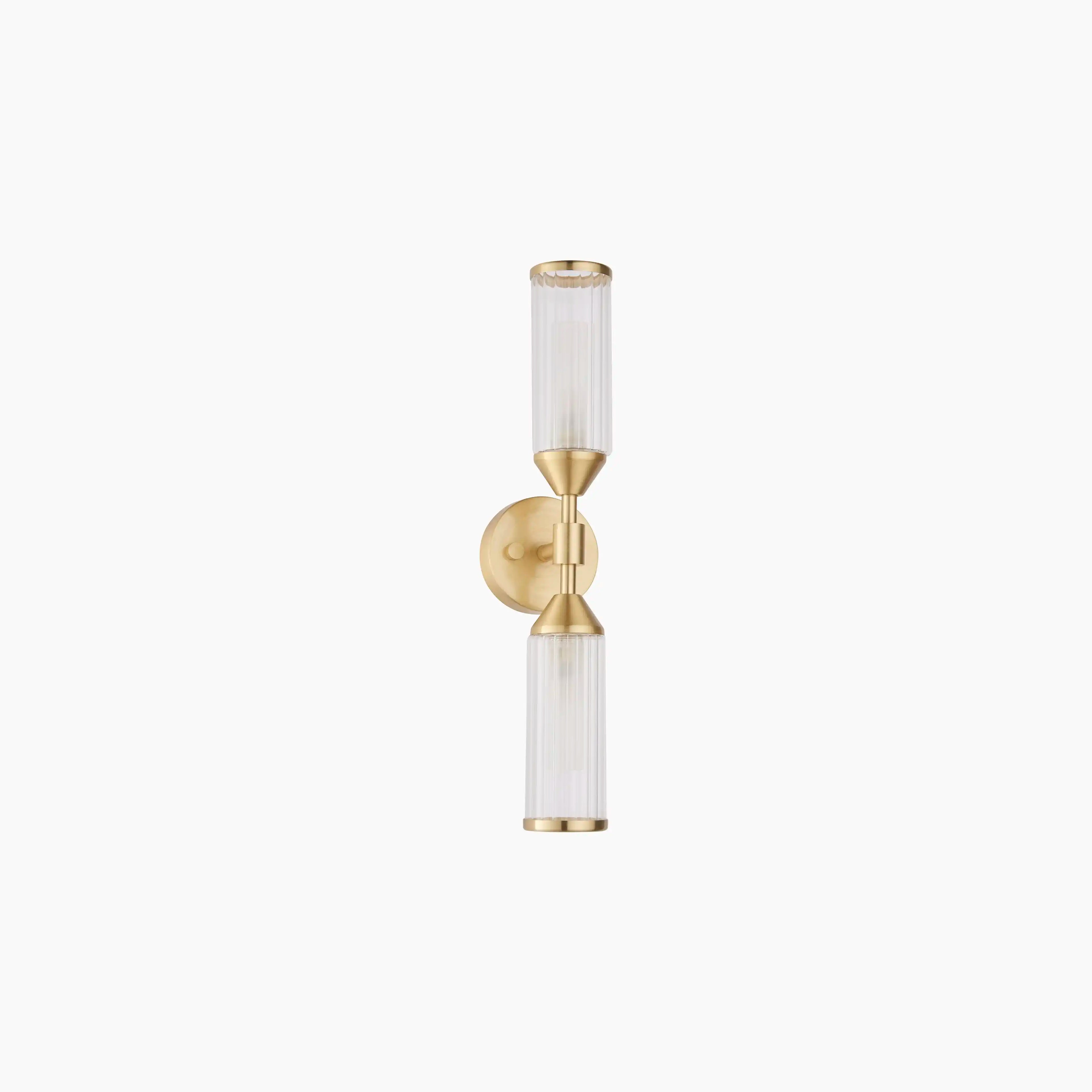 Aster 2 Light Wall Light | Brass
