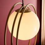 Altra Pendant Light | Opal & Brass