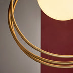 Altra Pendant Light | Opal & Brass