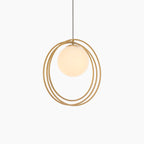 Altra Pendant Light | Opal & Brass
