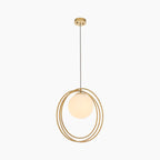 Altra Pendant Light | Opal & Brass