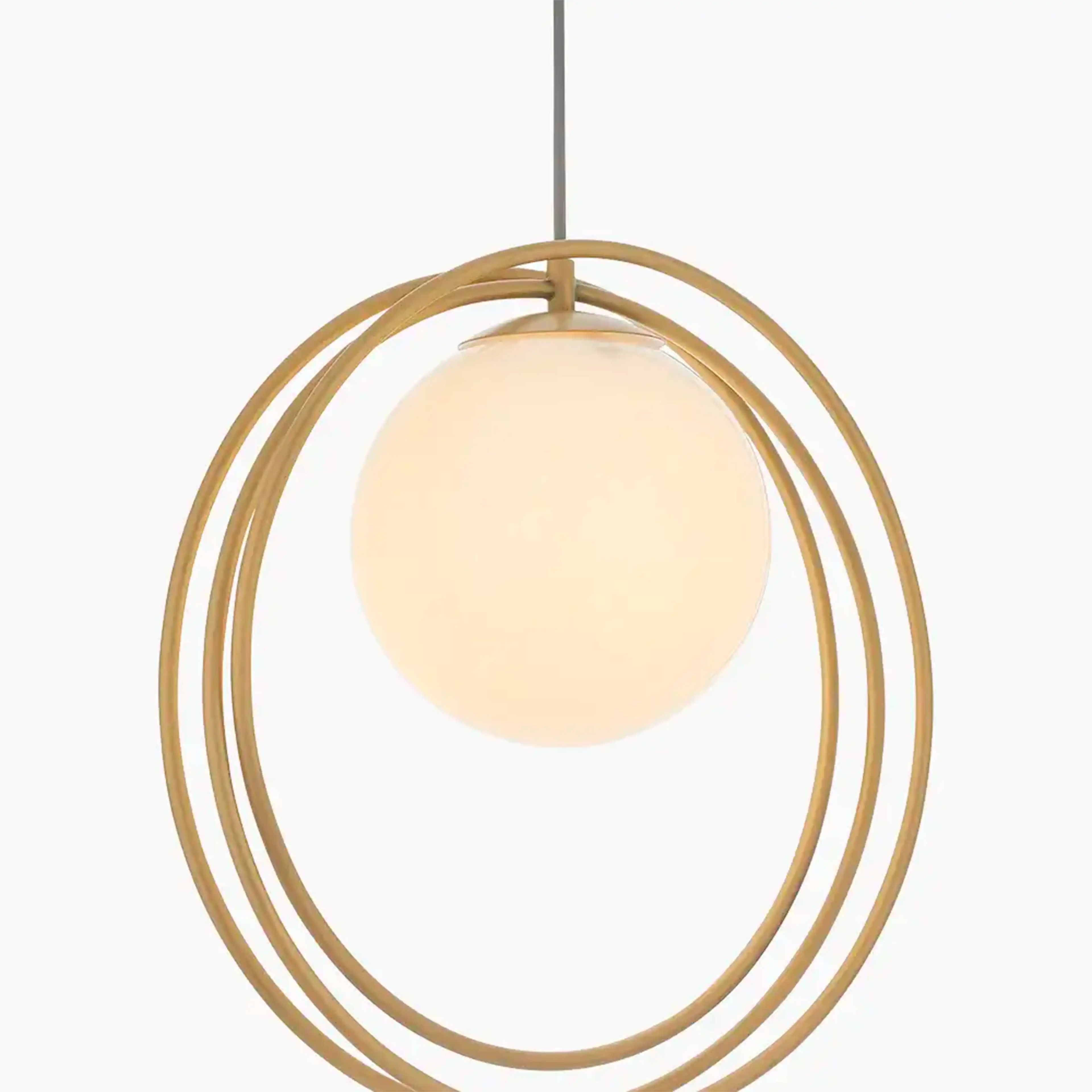 Altra Pendant Light | Opal & Brass