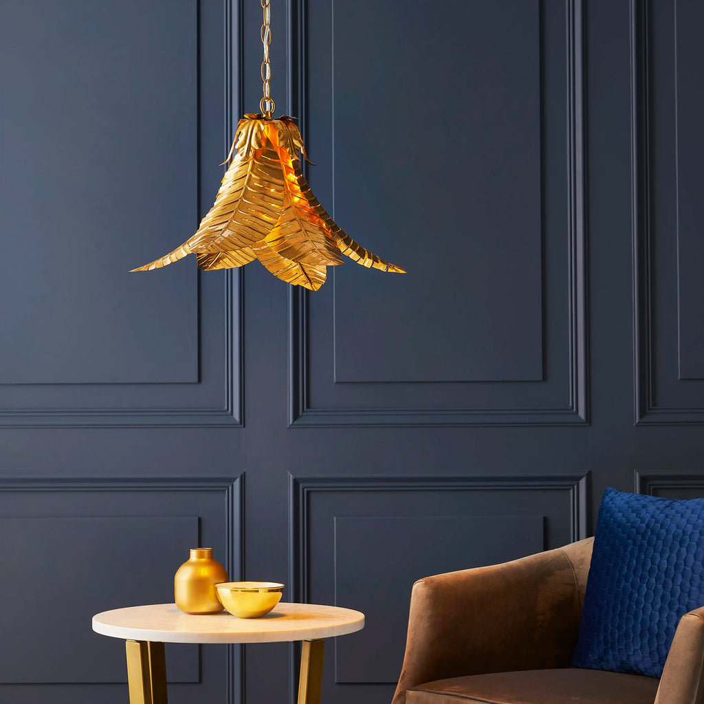 Freda Pendant Light | Antique Brass