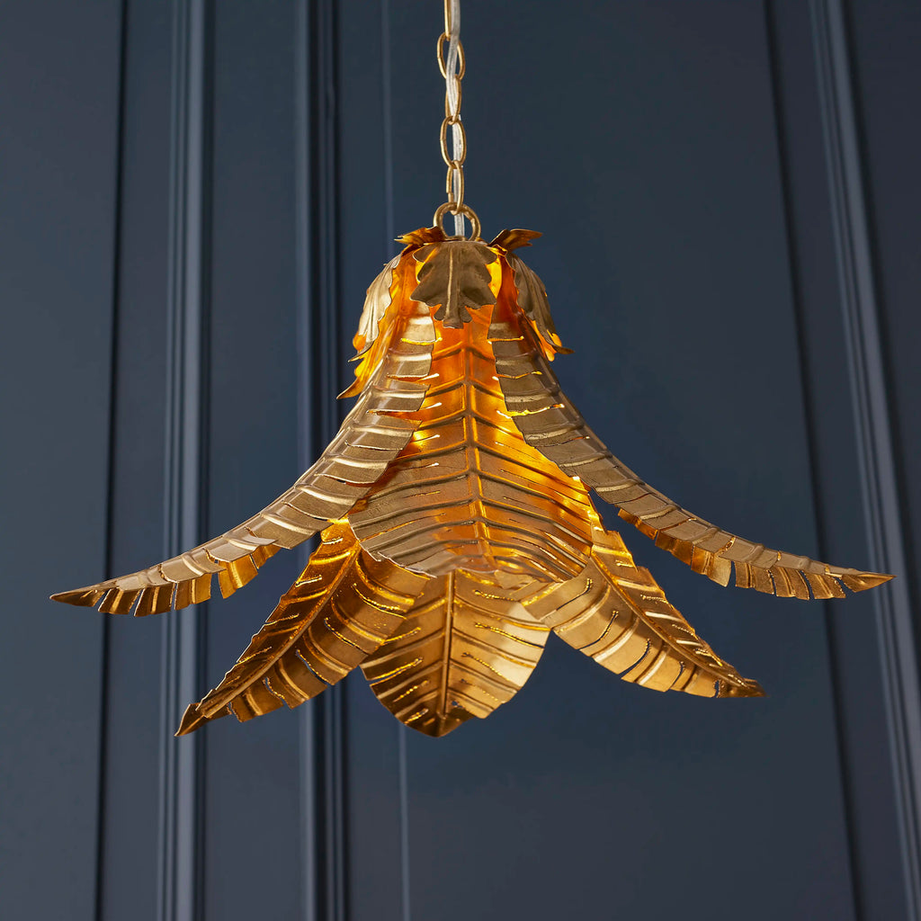 Freda Pendant Light | Antique Brass