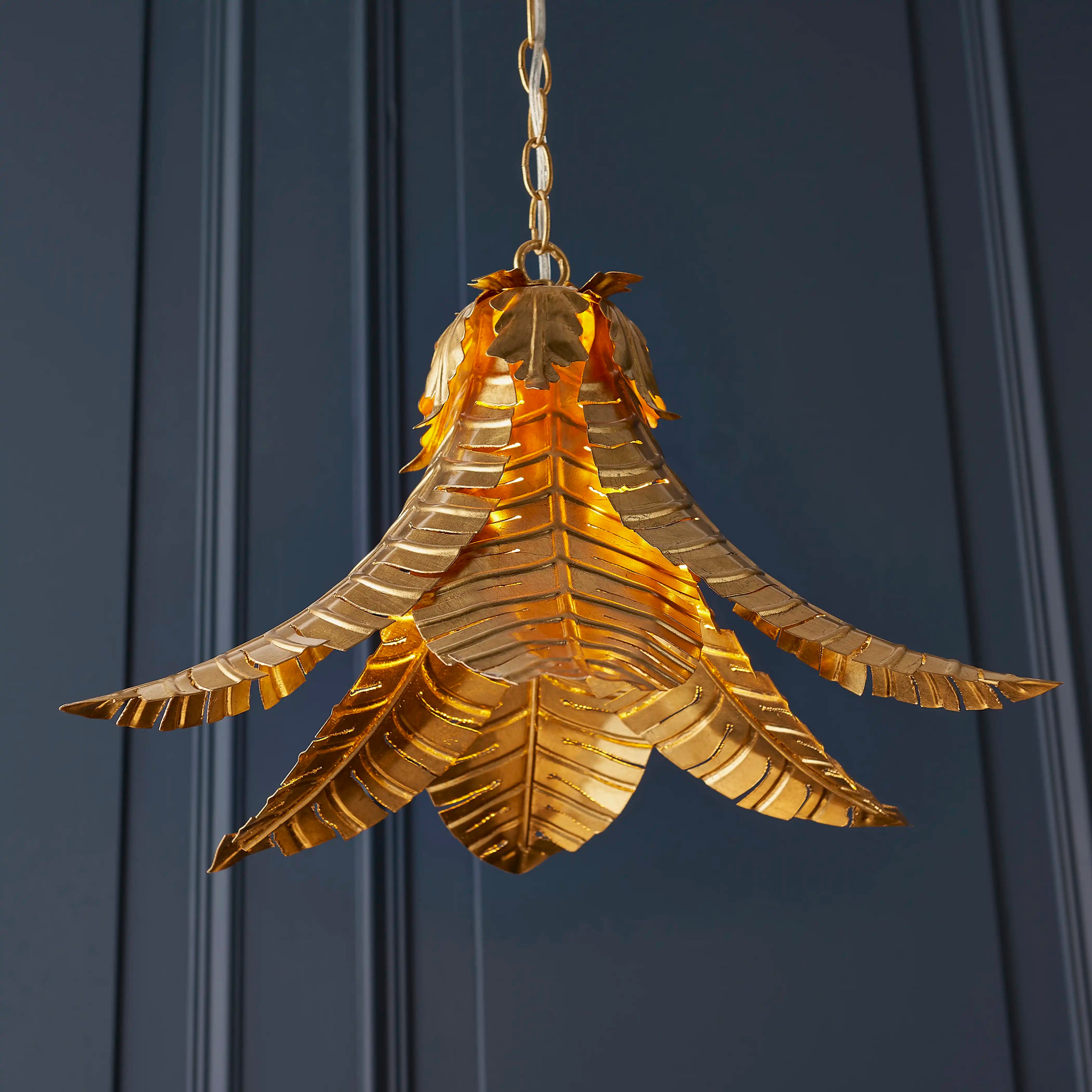 Freda Pendant Light | Antique Brass