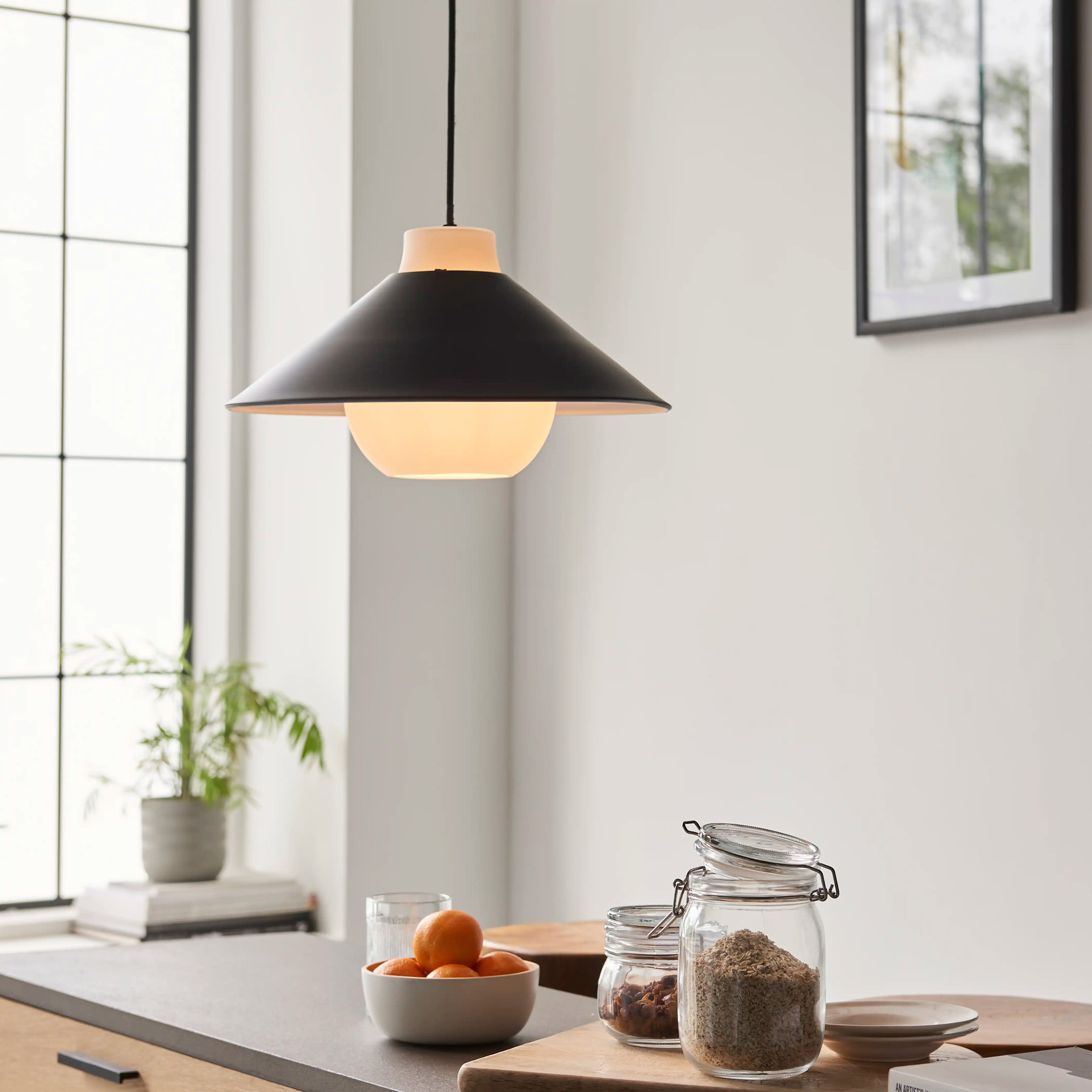 Helmdale Pendant Light | Matte Black