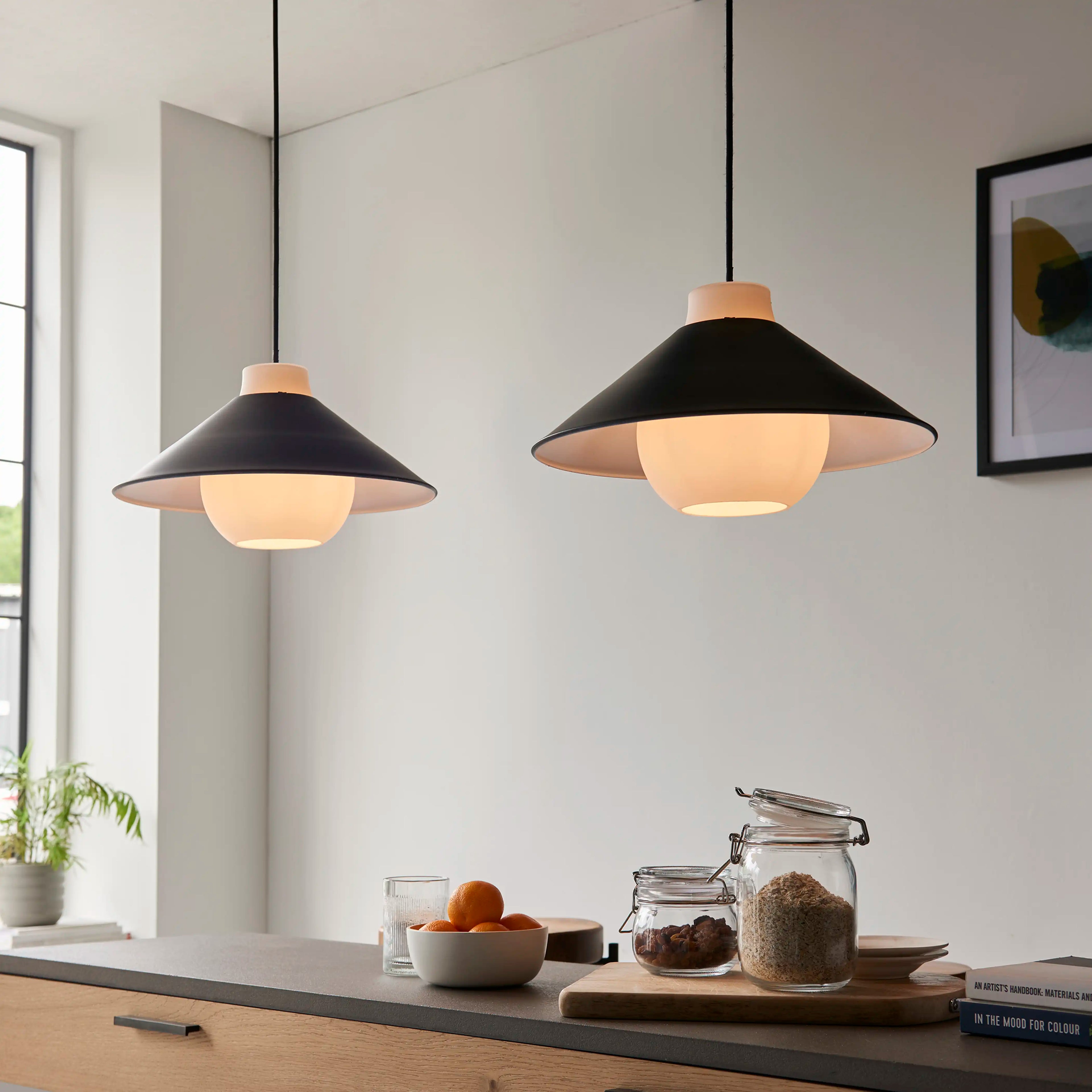 Helmdale Pendant Light | Matte Black