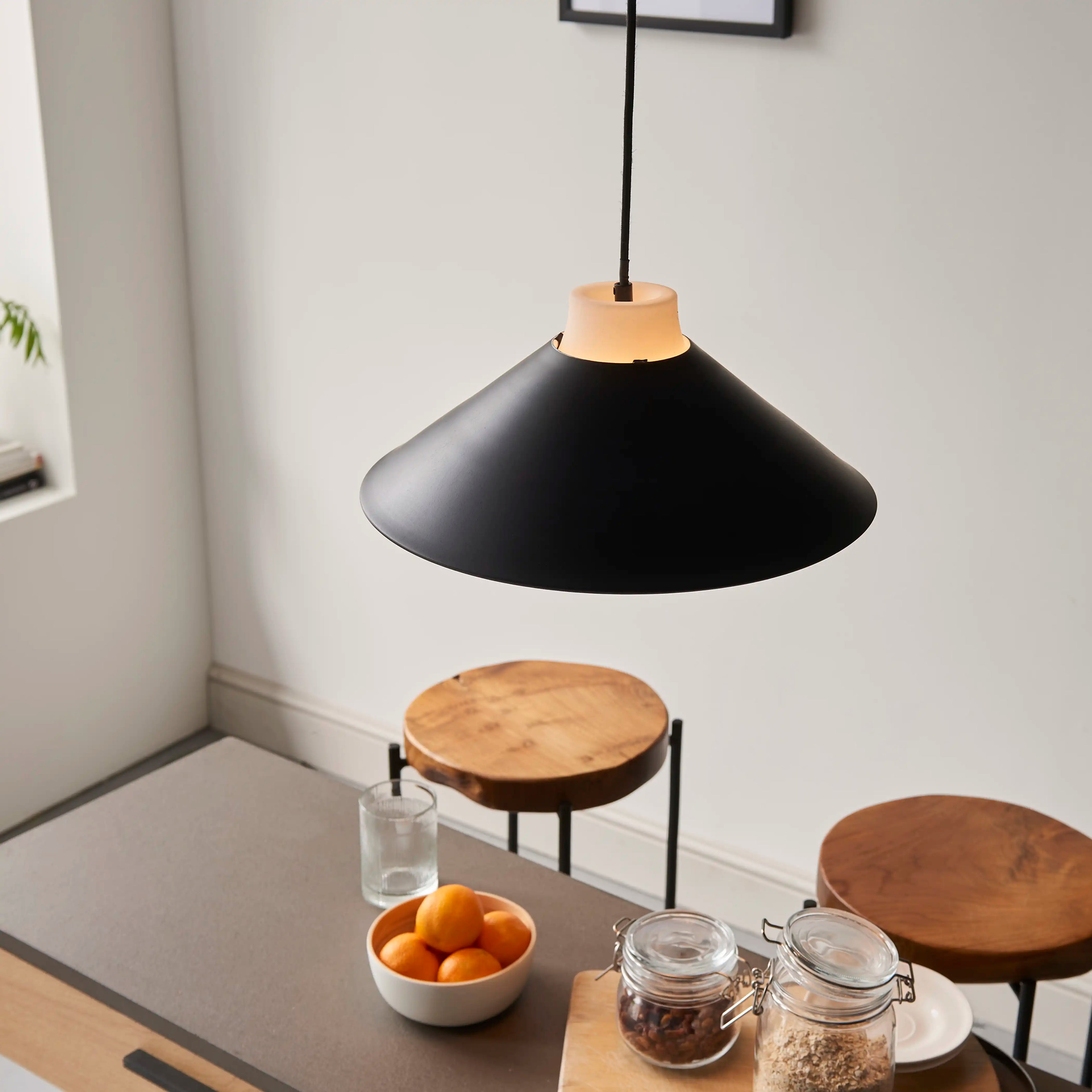 Helmdale Pendant Light | Matte Black