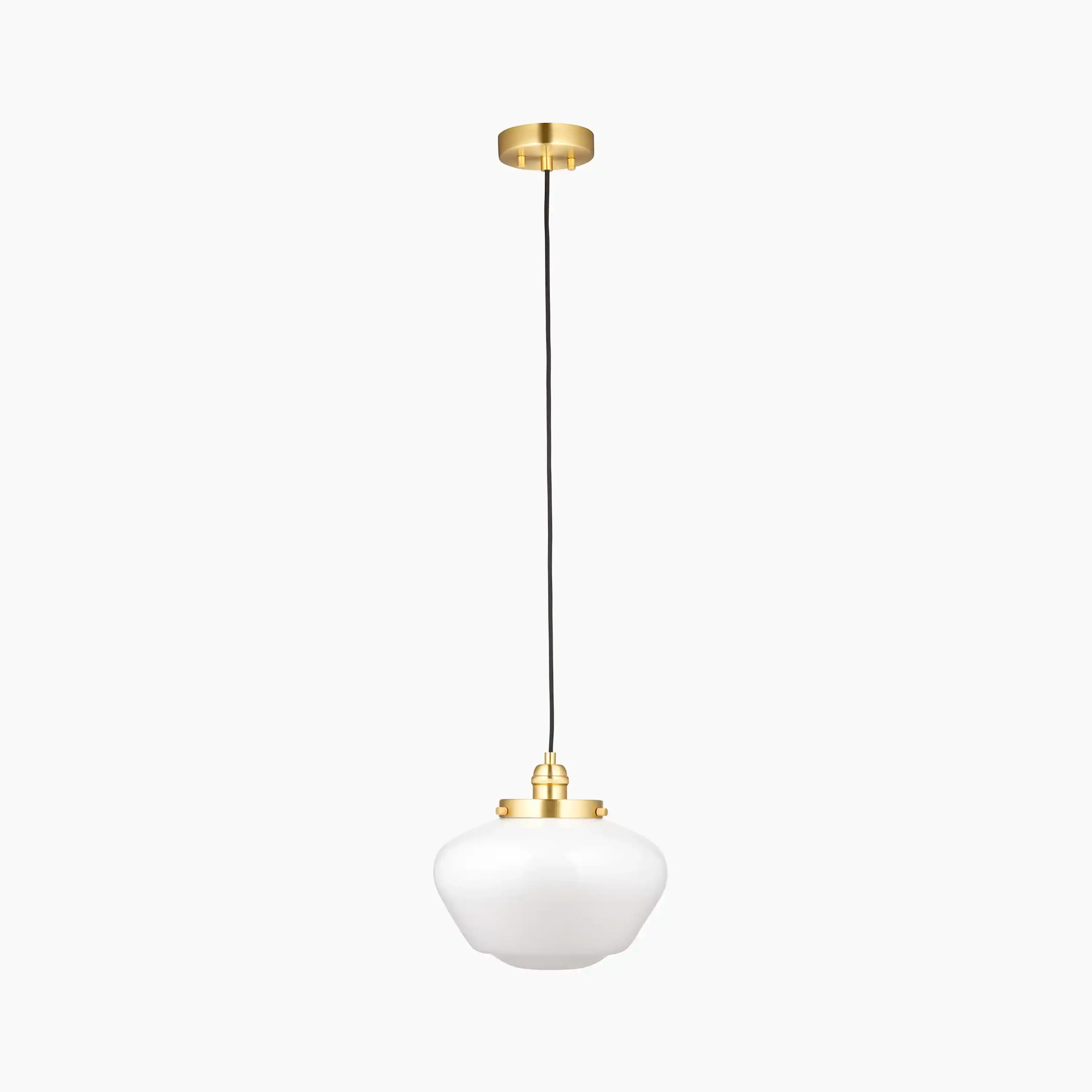 Illfra Pendant Light | Opal & Brass