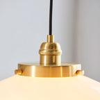 Illfra Pendant Light | Opal & Brass