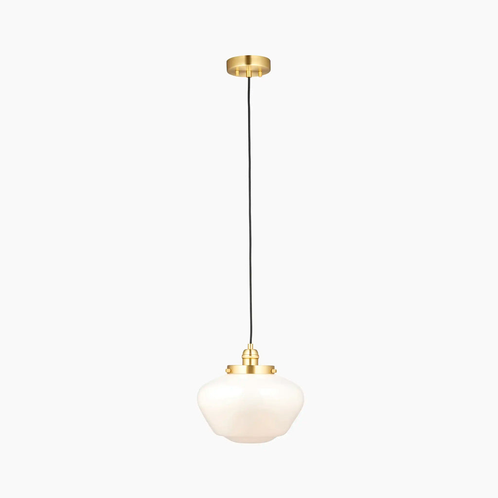 Illfra Pendant Light | Opal & Brass
