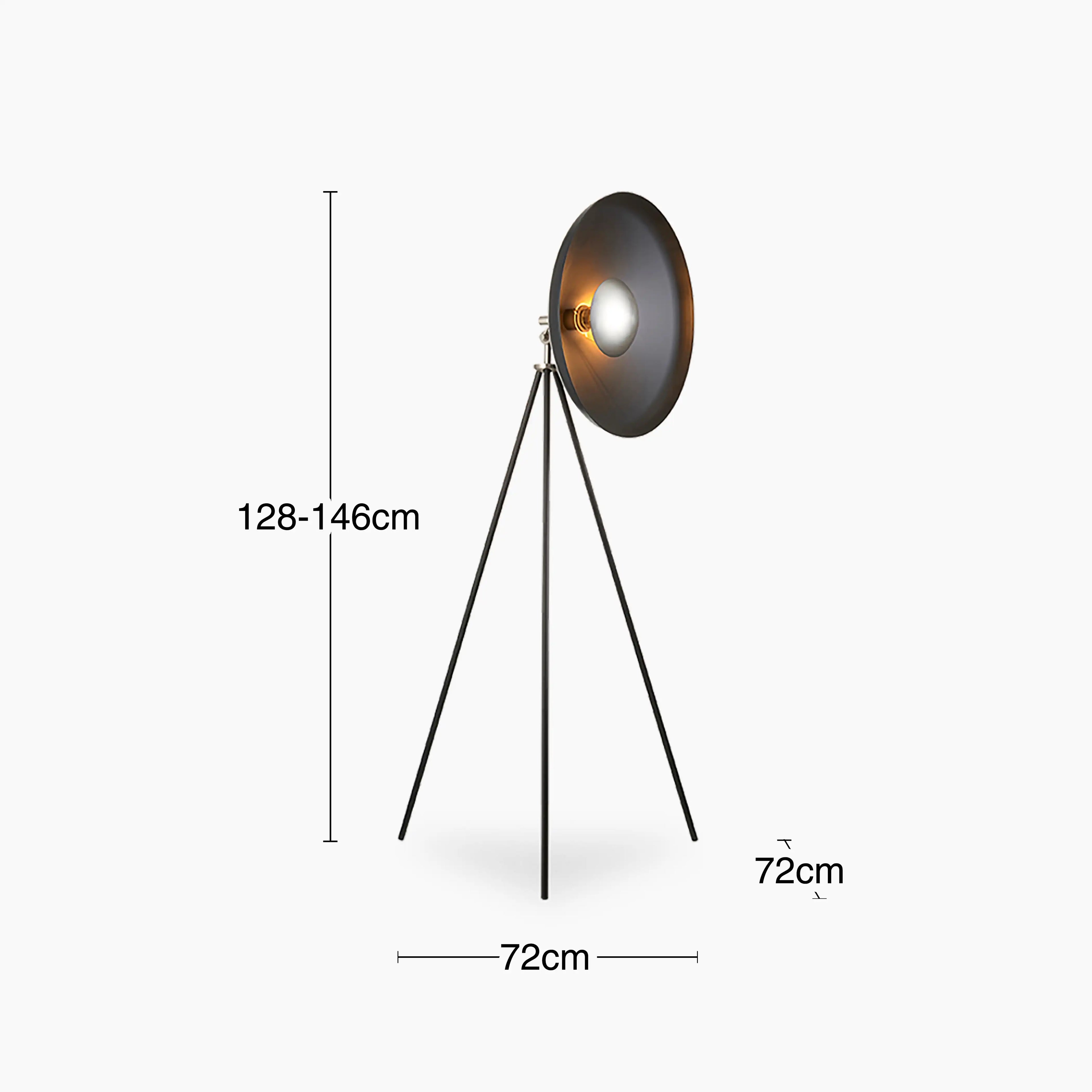 Mara Tripod Floor Lamp | Black