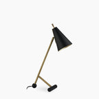 Aoife Desk Lamp | Black & Brass