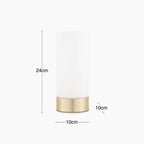 Dara Table Lamp | Opal & Brass