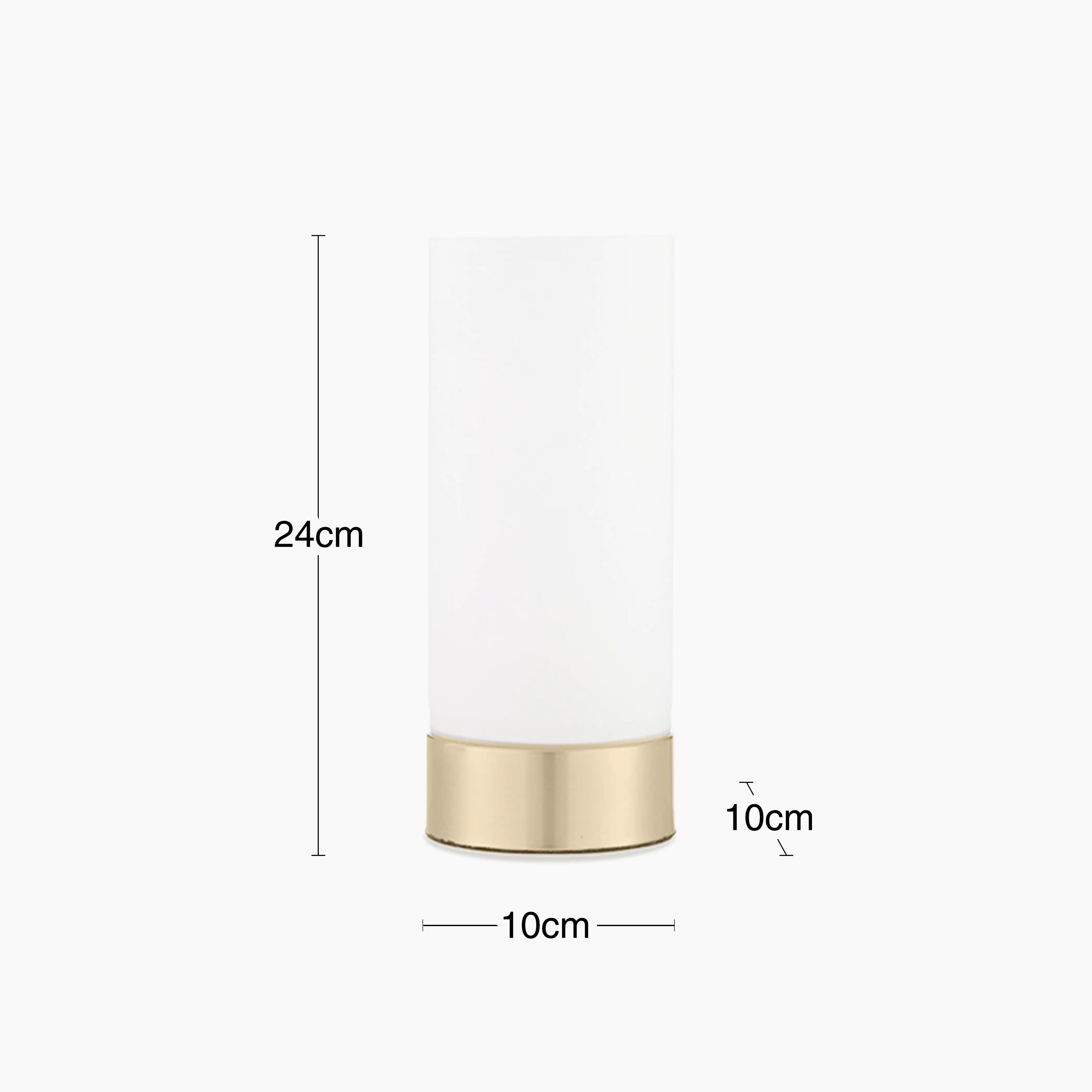 Dara Table Lamp | Opal & Brass