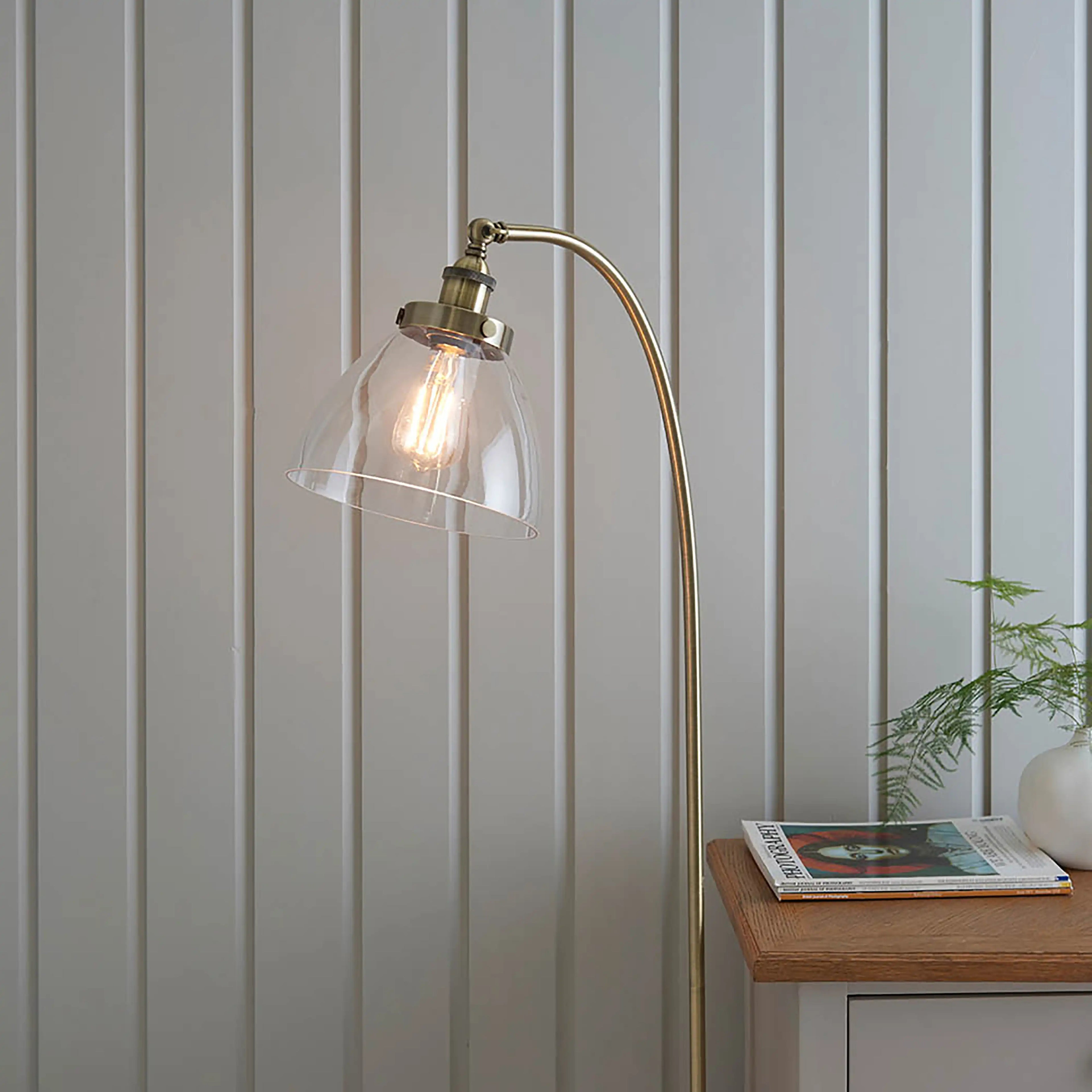 Hansen Floor Lamp | Brass