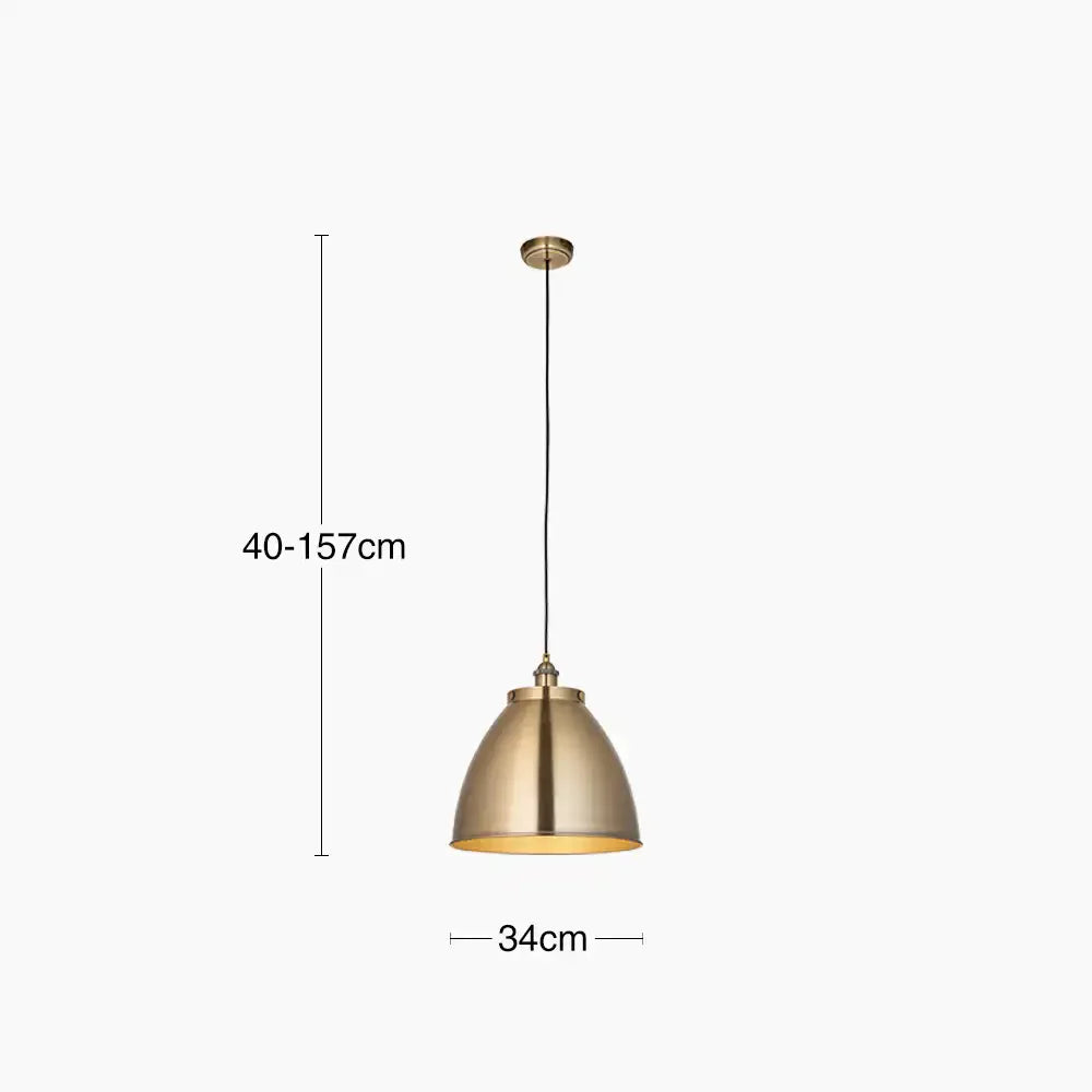 Franklin Pendant Light | Brass