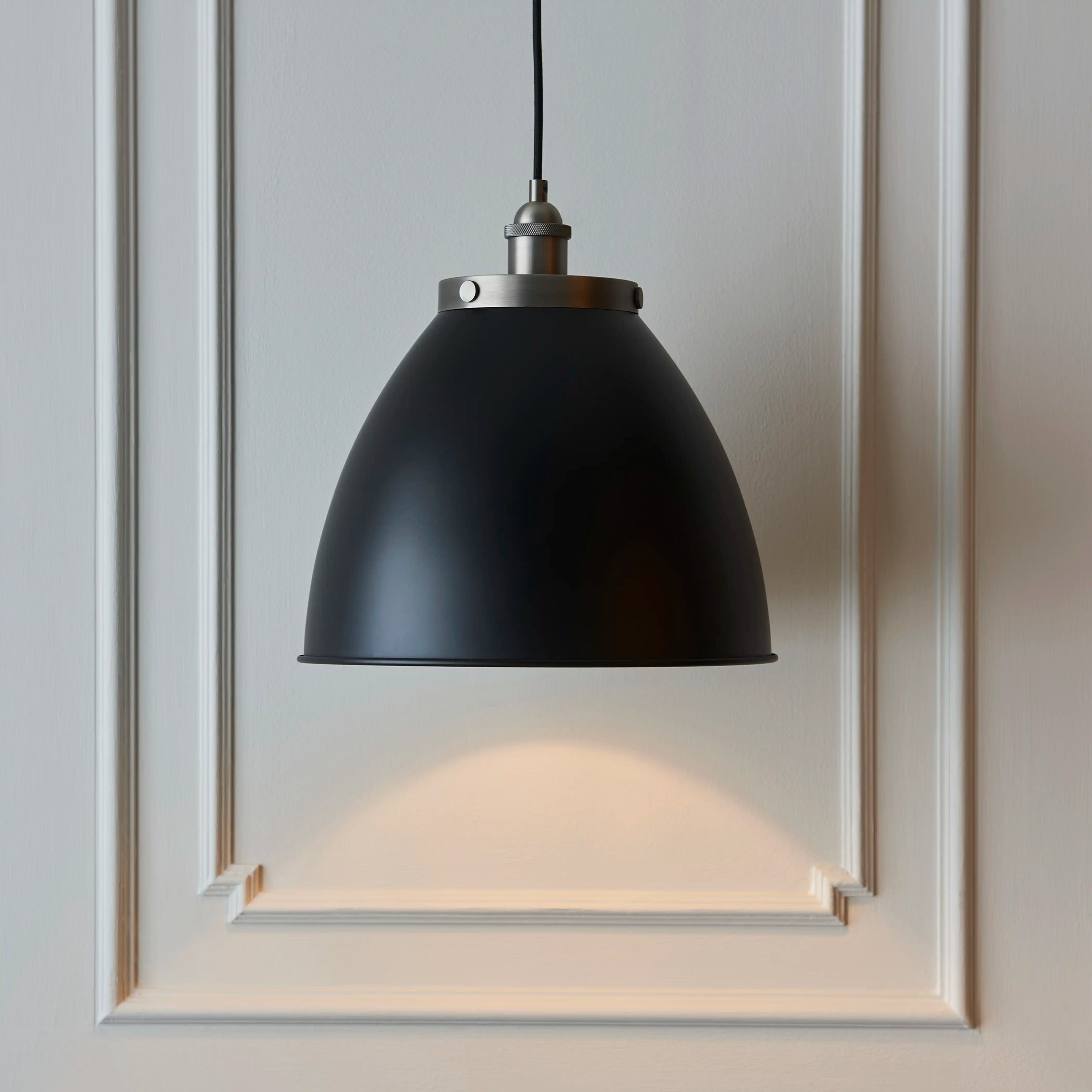 Franklin Pendant Light | Matte Black