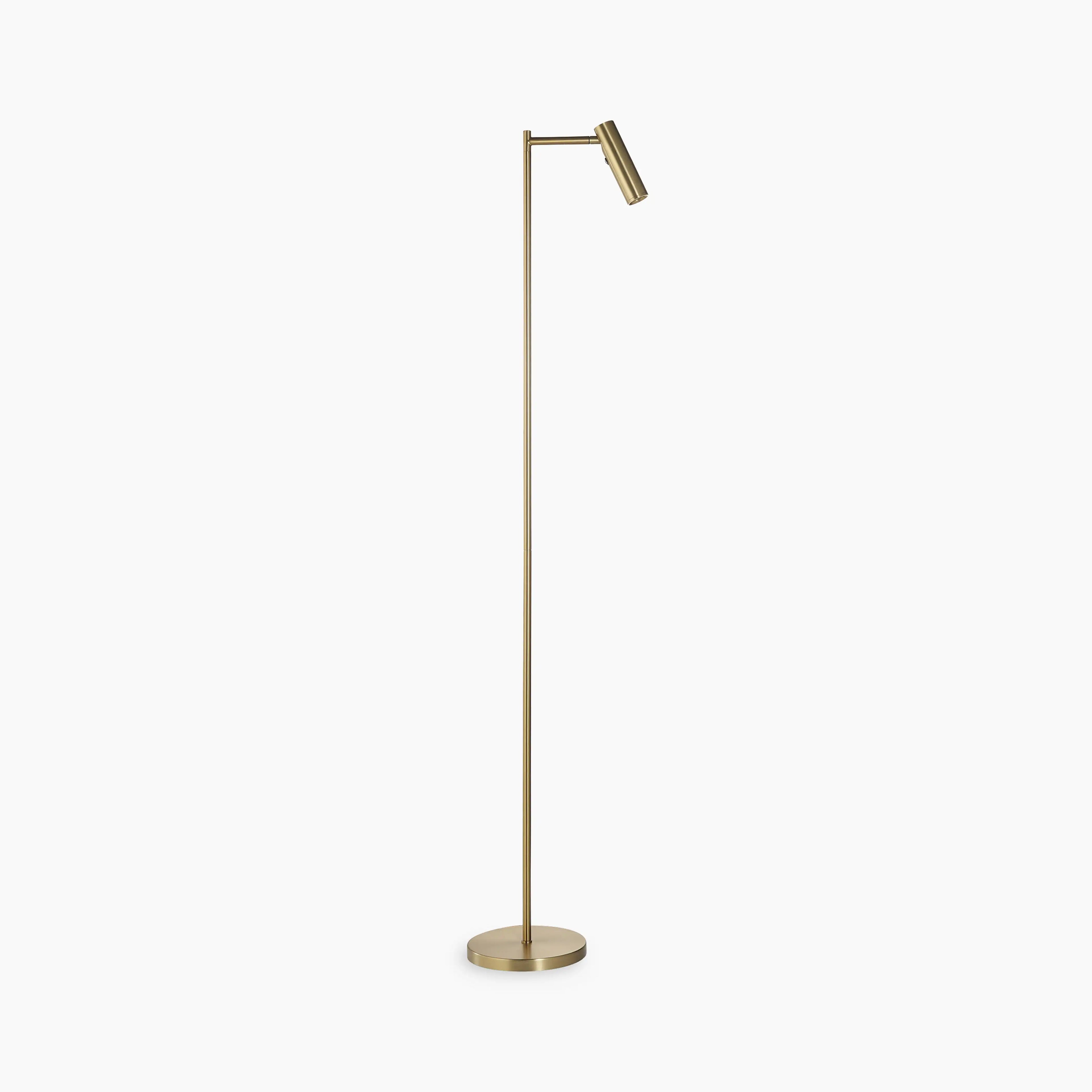 Dedicated Reader Floor Lamp | Brass