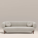 Hallfield 3 Seater Sofa | Speckled Stone Sustainable Boucle