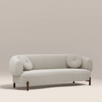 Hallfield 3 Seater Sofa | Speckled Stone Sustainable Boucle