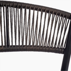 Lydia Dining Chair | Bronze & Black