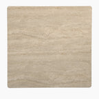 Delina Square Table Top | Natural Travertine Sintered Stone