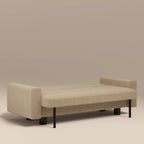 Diego 2 Seater Sofa Bed | Speckled Latte Boucle