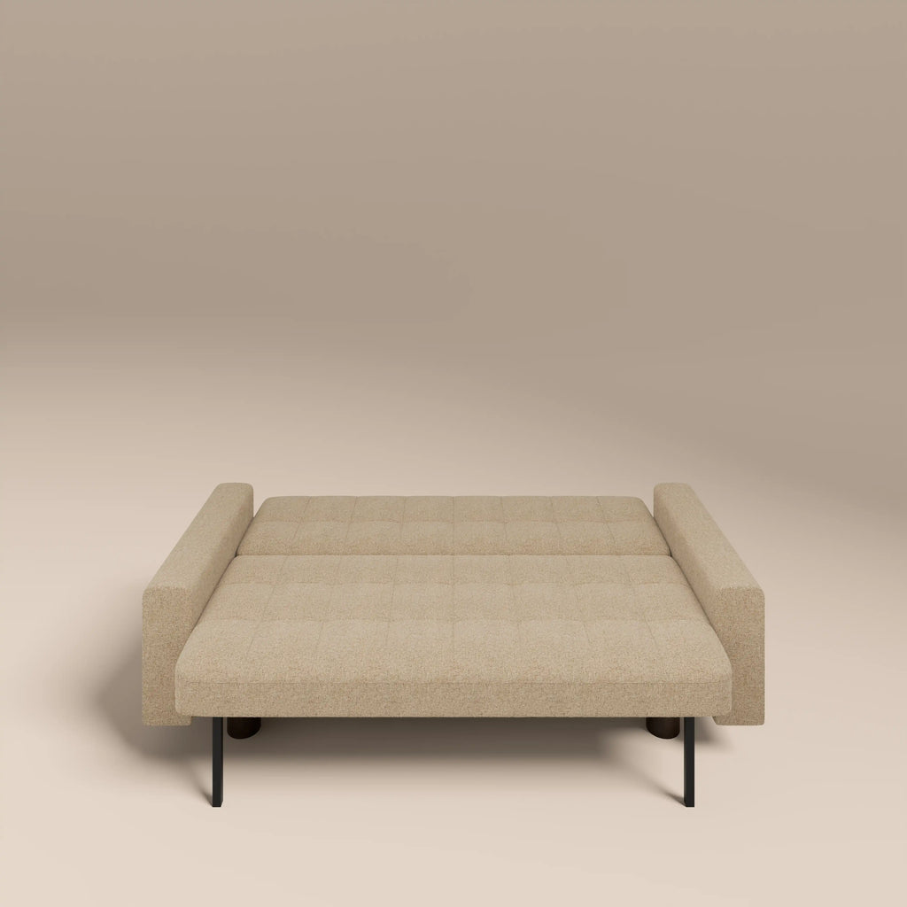 Diego 2 Seater Sofa Bed | Speckled Latte Boucle