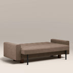 Diego 2 Seater Sofa Bed | Truffle Brown Mohair Sustainable Velvet