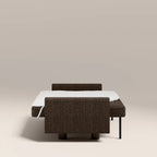 Diego 2 Seater Sofa Bed | Speckled Espresso Boucle