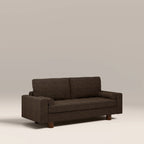 Diego 2 Seater Sofa Bed | Speckled Espresso Boucle