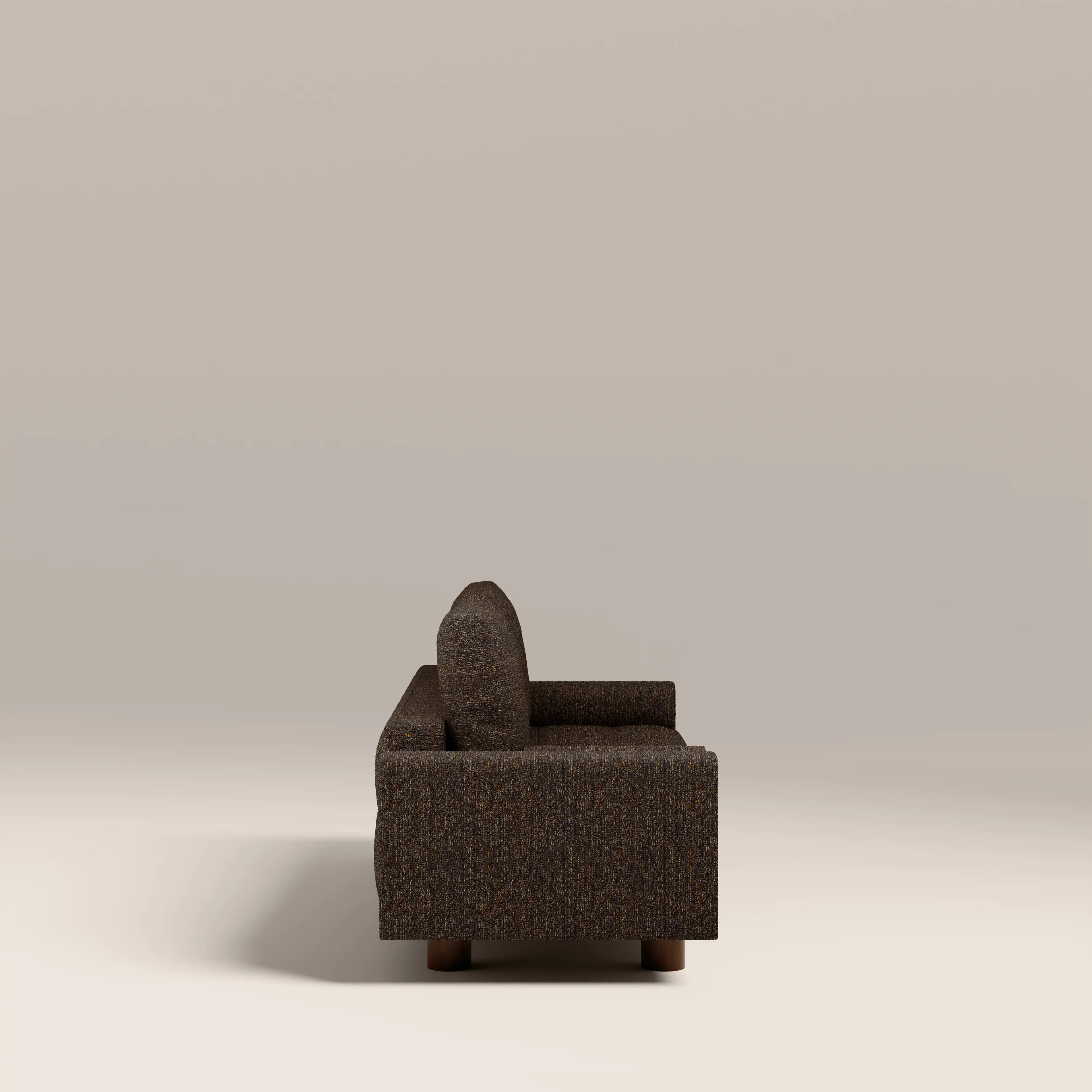 Diego 2 Seater Sofa Bed | Speckled Espresso Boucle