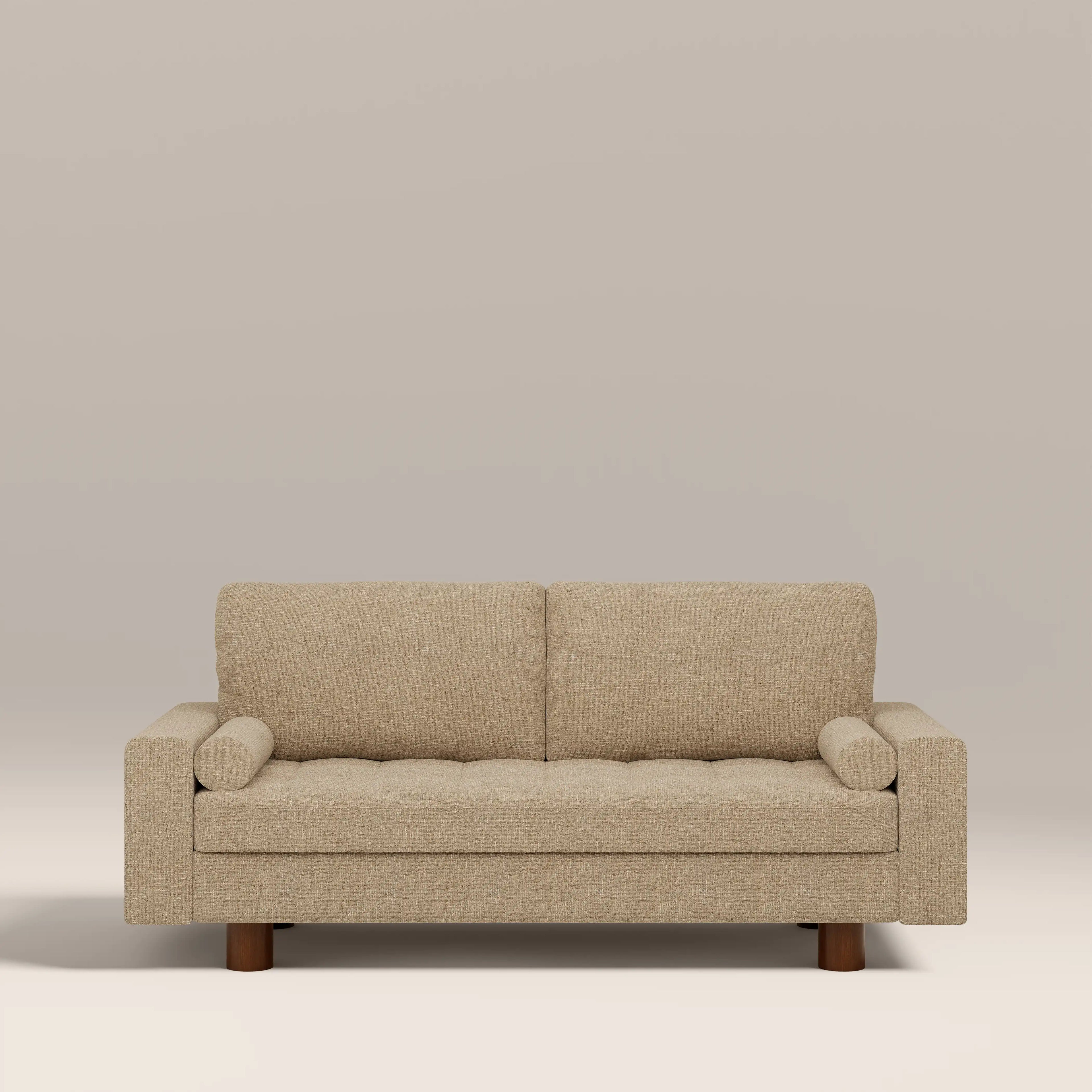 Diego 2 Seater Sofa Bed | Speckled Latte Boucle