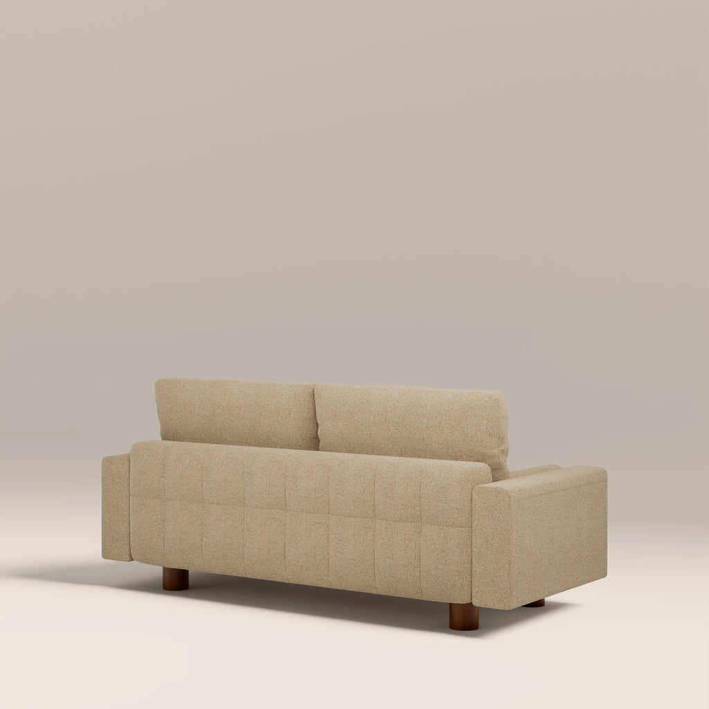 Diego 2 Seater Sofa Bed | Speckled Latte Boucle