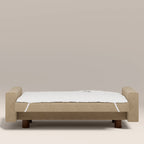 Diego 2 Seater Sofa Bed | Speckled Latte Boucle