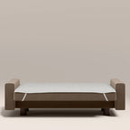 Diego 2 Seater Sofa Bed | Truffle Brown Mohair Sustainable Velvet
