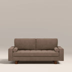 Diego 2 Seater Sofa Bed | Truffle Brown Mohair Sustainable Velvet