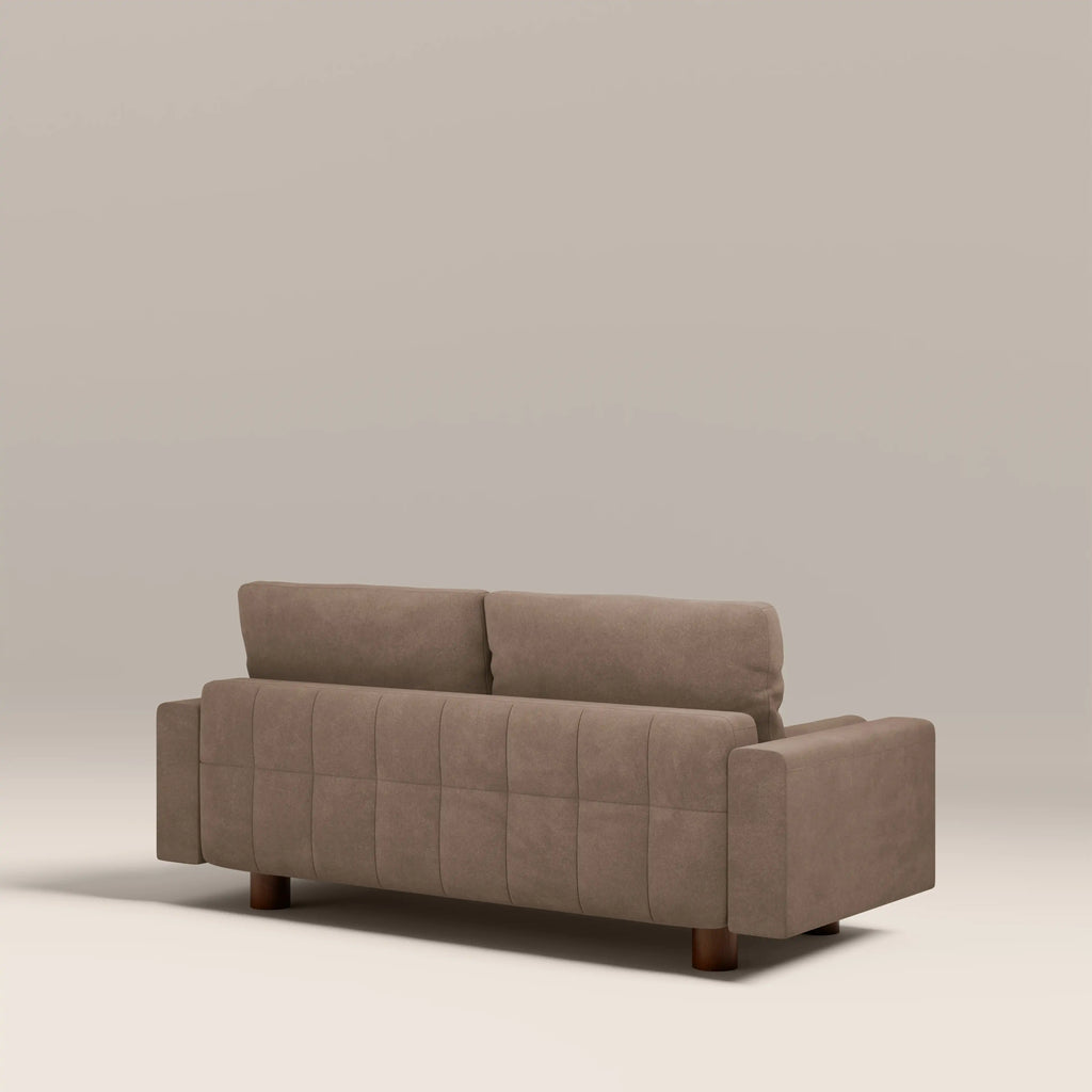 Diego 2 Seater Sofa Bed | Truffle Brown Mohair Sustainable Velvet