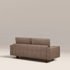 Diego 2 Seater Sofa Bed | Truffle Brown Mohair Sustainable Velvet