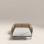 Ava 2 Seater Sofa Bed | Speckled Cappuccino Boucle